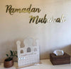 3 Worded Set for Eid, Ramadan + Mubarak Wall Hanging Words - Luxe Decor by Lisa