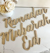 3 Worded Set for Eid, Ramadan + Mubarak Wall Hanging Words - Luxe Decor by Lisa