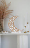 3D Crescent with Interchangeable Ramadan & Eid Mubarak - Luxe Decor by Lisa