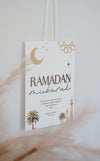 Acrylic Palm Tree Ramadan Mubarak Sign - Wall Version - Luxe Decor by Lisa