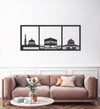 An Nabawi, Kaaba and Al Aqsa Wooden Wall Art - Luxe Decor by Lisa