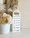 Arched Wudu Chart Acrylic - Luxe Decor by Lisa