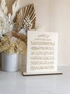 Ayat Al Kursi Freestanding Plywood Sign - Luxe Decor by Lisa