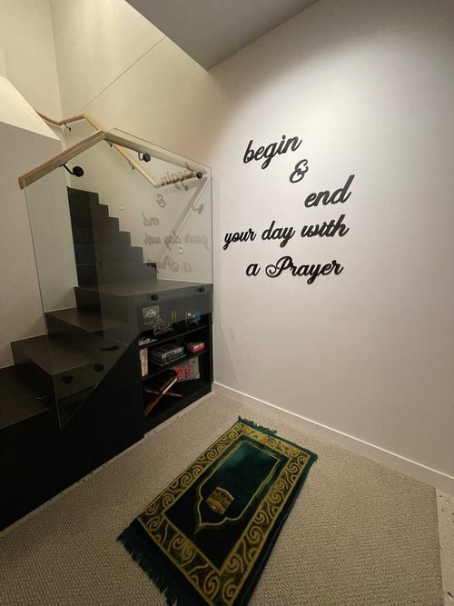 Begin and End your day with a prayer - Luxe Decor by Lisa