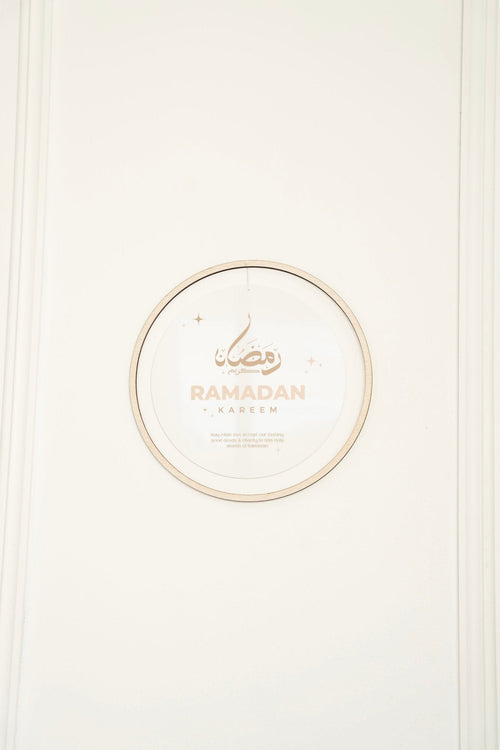 Bordered Double Sided Ramadan + Eid Printed Sign Style 1 - Luxe Decor by Lisa