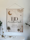 Canvas Ramadan and Eid Banner, Large - Double Sided - Luxe Decor by Lisa