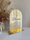Couples Custom Arch Freestanding - Luxe Decor by Lisa