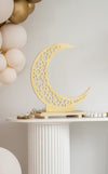 Crescent Moon + Star Freestanding Style 1 - Luxe Decor by Lisa
