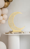 Crescent Moon + Star Freestanding Style 3 - Luxe Decor by Lisa