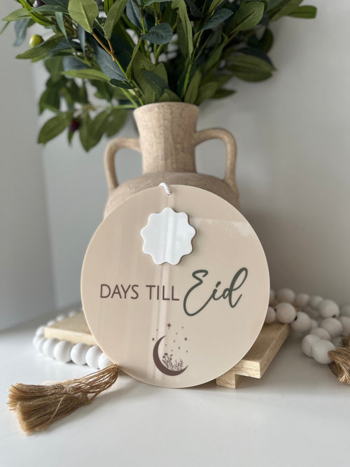 Days till Eid Circle Style 1 - Luxe Decor by Lisa
