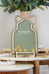Dome Ramadan Dropbox Countdown Till Eid Jar Freestanding - Stars - Luxe Decor by Lisa