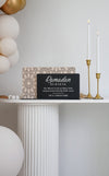 Geometric Ramadan Double Rectangle Plaque - Luxe Decor by Lisa