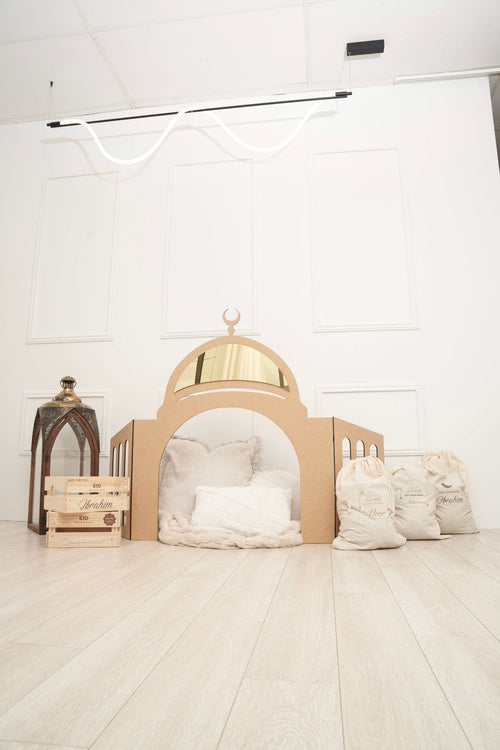 Kids Large Wooden Freestanding Masjid Style 2 - Al Aqsa - Luxe Decor by Lisa