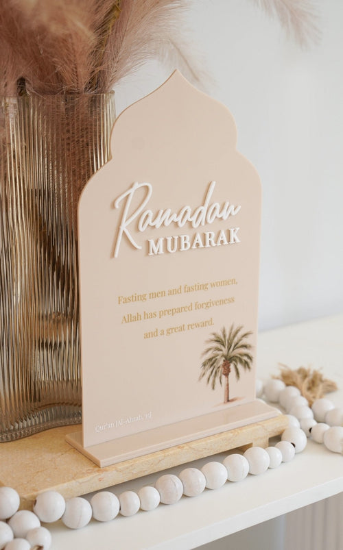 Mihrab Freestanding Dome - Ramadan Mubarak - Luxe Decor by Lisa