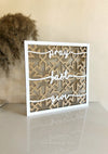 Pray Fast Give Wall Hanging Square - Luxe Decor by Lisa