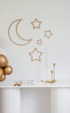 Ramadan Crescent Moon & Stars Set - Luxe Decor by Lisa