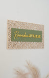 Ramadan Mubarak Moroccan Rectangle - Luxe Decor by Lisa