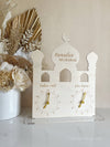 Ramadan Suhur and Iftar Time Clocks Mosque Design Freestanding - Luxe Decor by Lisa