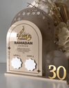 Rattan Arches, Day, Suhur, Iftar Time - Interchangeable Numbers - Luxe Decor by Lisa