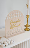 Rattan Ramadan Mubarak Arch - Luxe Decor by Lisa
