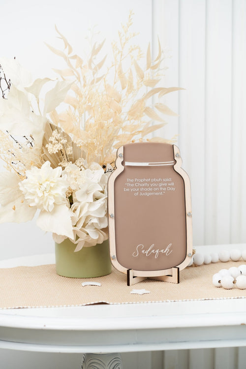 Sadaqah Jar Style 2 - Luxe Decor by Lisa