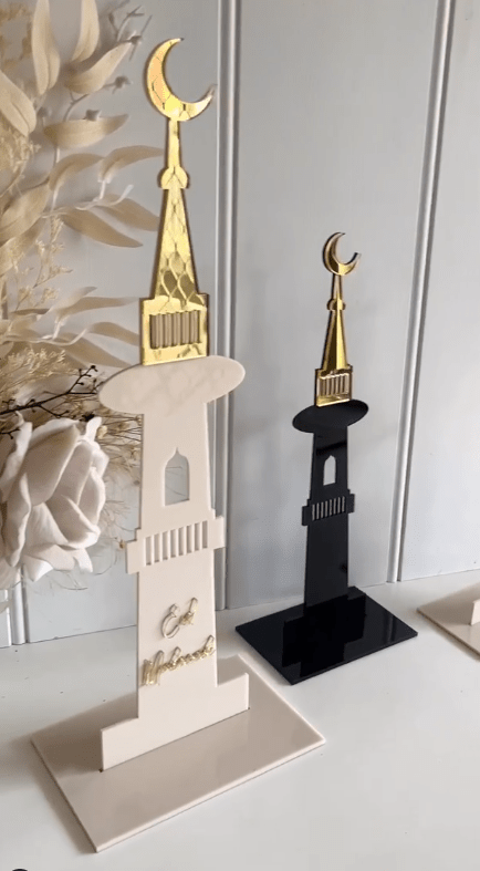 Tall Minarets - Acrylic Style - Luxe Decor by Lisa