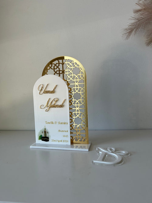 Umrah Or Hajj - Moroccan Double Arches Style 2 - Luxe Decor by Lisa